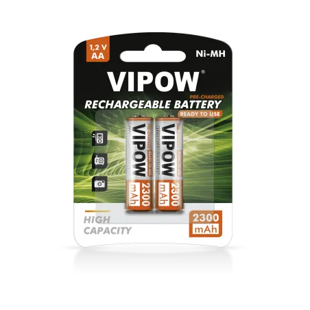 Akumulatorki VIPOW HR6 2300 mAh Ni-MH 2szt/bl RTU