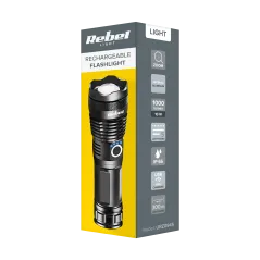Akumulatorowa latarka LED Rebel 10 W