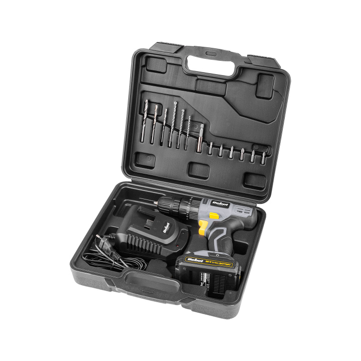 Akumulatorowa wiertarko-wkrętarka udarowa 20V 2A box Akumulatorowa wiertarko-wkrętarka udarowa 20V 2A box