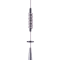 Antena CB Sunker Elite CB 124 montażowa 58cm Antena CB Sunker Elite CB 124 montażowa 58cm
