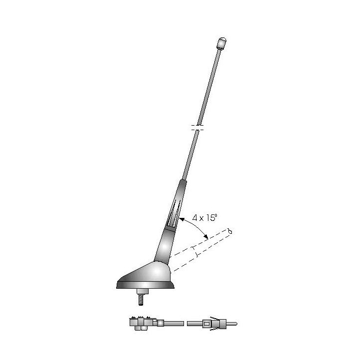 Antena samochodowa UNICON ASp-31.01 Antena samochodowa UNICON ASp-31.01