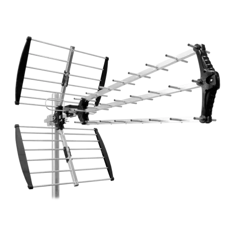 Antena zewnętrzna kierunkowa aktywna do cyfrowej telewizji naziemnej DVB-T Cabletech model ANT0573 (z systemem clik-clak)