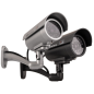 Atrapa kamery IR 9000 S IR LED srebrna Atrapa kamery IR 9000 S IR LED srebrna