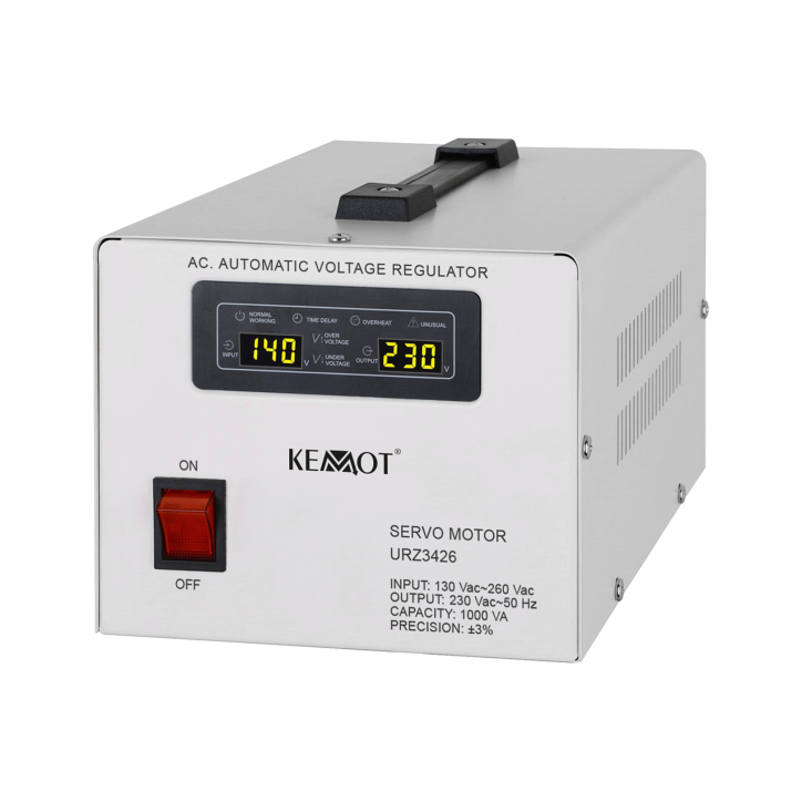 Automatyczny stabilizator napięcia KEMOT MSER-1000 (1000 VA, serwomotor) Automatyczny stabilizator napięcia KEMOT MSER-1000 (1000 VA, serwomotor)