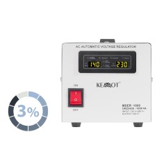 Automatyczny stabilizator napięcia KEMOT MSER-1000 (1000 VA, serwomotor)