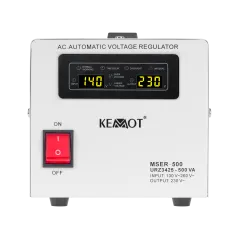 Automatyczny stabilizator napięcia KEMOT MSER-500 (500 VA, serwomotor)