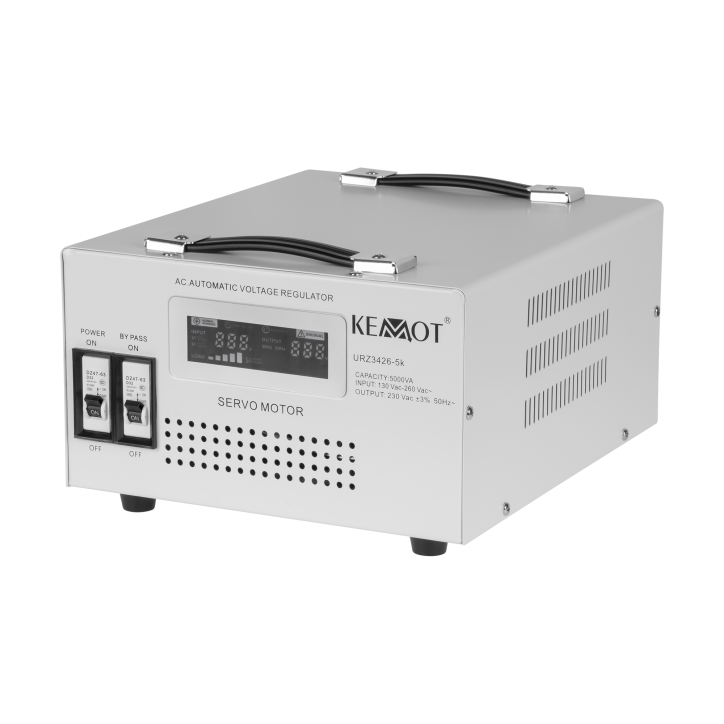 Automatyczny stabilizator napięcia KEMOT MSER-5000 (5000 VA, serwomotor) Automatyczny stabilizator napięcia KEMOT MSER-5000 (5000 VA, serwomotor)