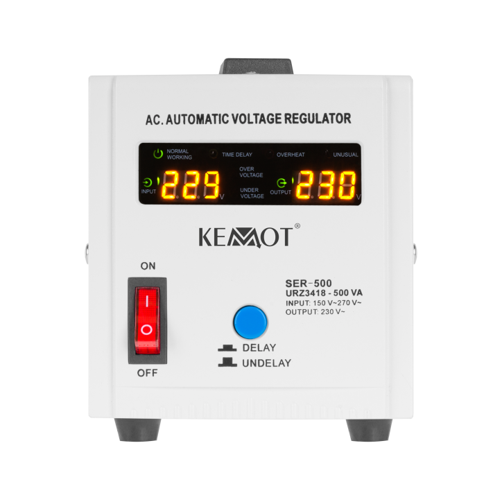 Automatyczny stabilizator napięcia KEMOT SER-500 Automatyczny stabilizator napięcia KEMOT SER-500