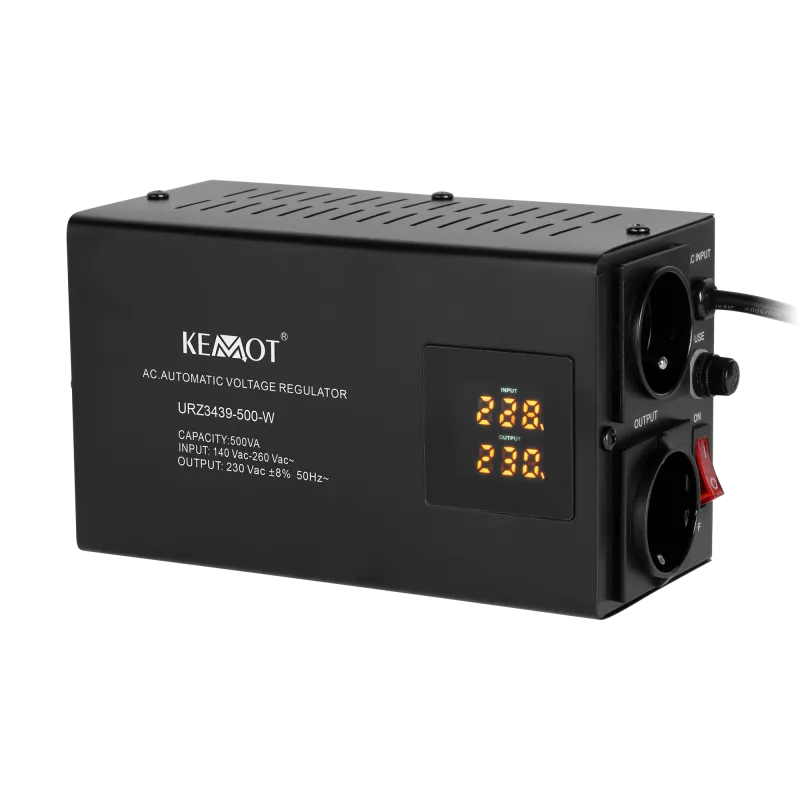 Automatyczny stabilizator napięcia KEMOT SER-500-W , precyzja 8% Automatyczny stabilizator napięcia KEMOT SER-500-W , precyzja 8%