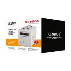 Automatyczny stabilizator napięcia KEMOT SER-5000-S , precyzja 8%