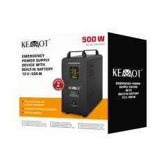 Awaryjne zasilanie KEMOT PROsinus-500S - 500 W Czysta Sinusoida