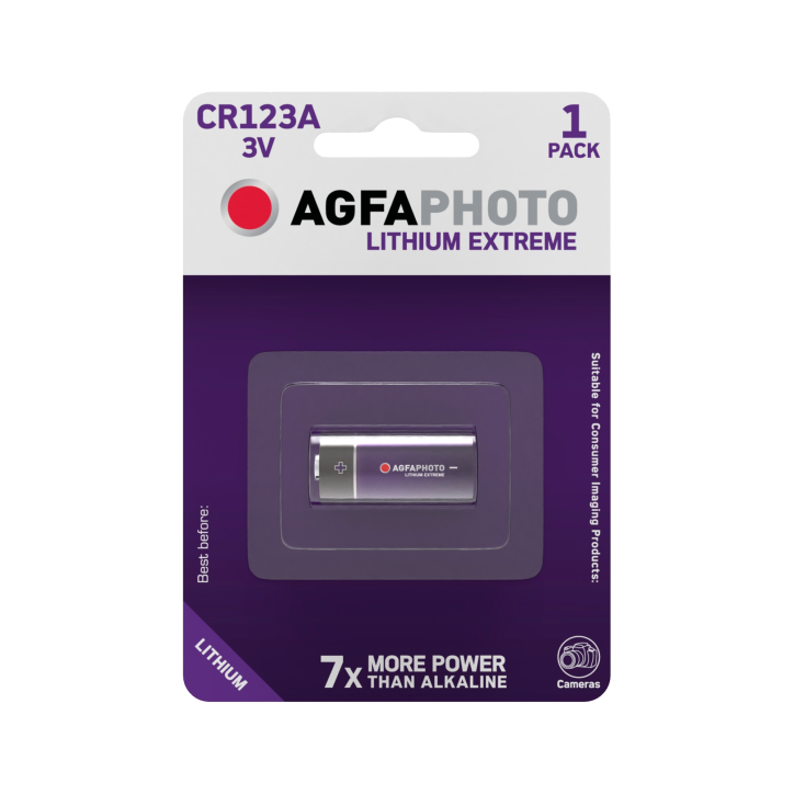 Bateria AgfaPhoto CR123 1szt./blist. Bateria AgfaPhoto CR123 1szt./blist.