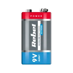 Bateria alkaliczna REBEL EXTREME 9V 6LR6