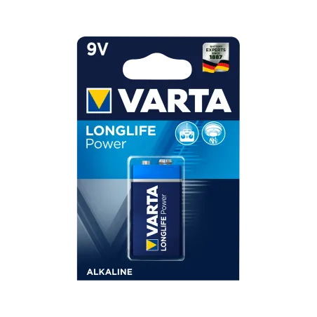 Bateria alkaliczna VARTA 9V LONGLIFE 1szt./bl.