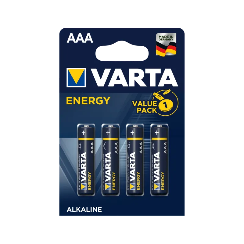 Bateria alkaliczna VARTA LR03 ENERGY 4szt./bl. Bateria alkaliczna VARTA LR03 ENERGY 4szt./bl.