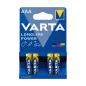 Bateria alkaliczna VARTA LR03 LONGLIFE 4szt./bl. Bateria alkaliczna VARTA LR03 LONGLIFE 4szt./bl.