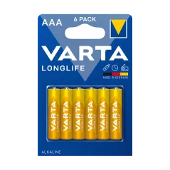 Bateria alkaliczna VARTA LR03 LONGLIFE 6szt./bl.