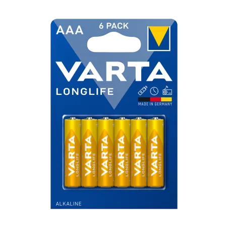 Bateria alkaliczna VARTA LR03 LONGLIFE 6szt./bl.