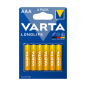 Bateria alkaliczna VARTA LR03 LONGLIFE 6szt./bl.