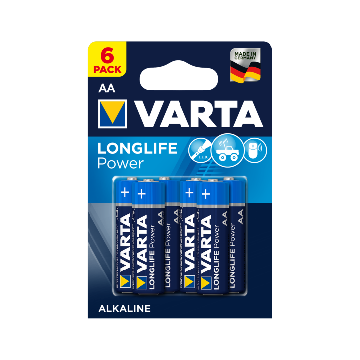 Bateria alkaliczna VARTA LR06 LONGLIFE 6szt./bl. Bateria alkaliczna VARTA LR06 LONGLIFE 6szt./bl.