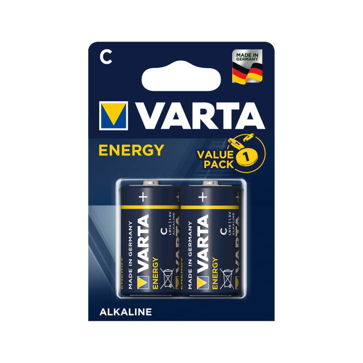 Bateria alkaliczna VARTA LR14 ENERGY 2szt./bl. Bateria alkaliczna VARTA LR14 ENERGY 2szt./bl.