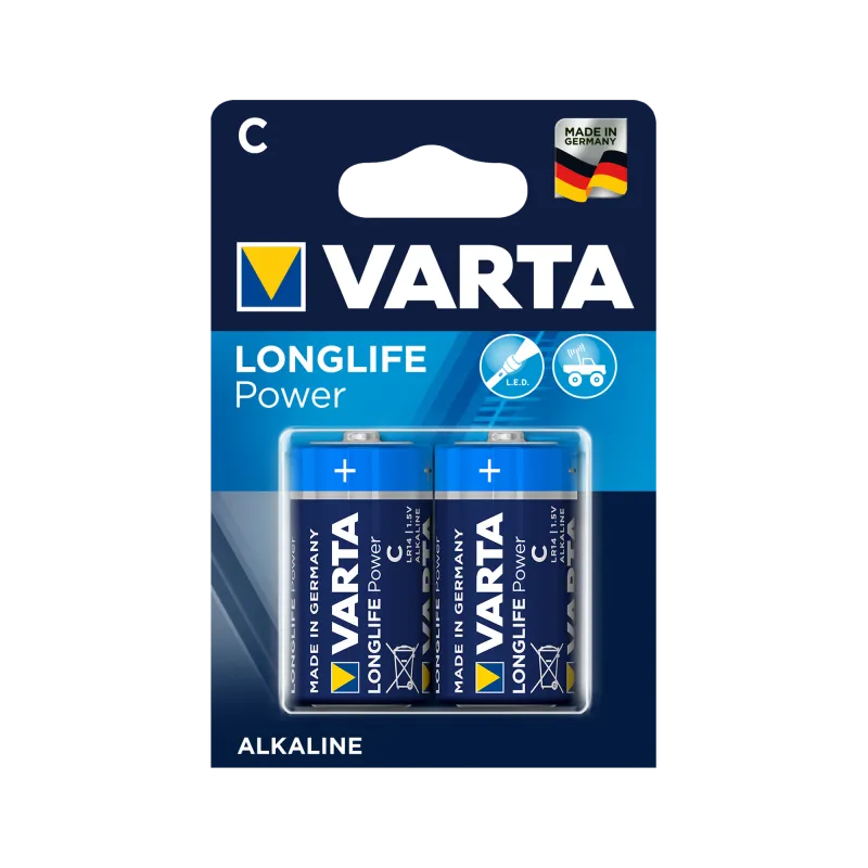 Bateria alkaliczna VARTA LR14 LONGLIFE 2szt./bl. Bateria alkaliczna VARTA LR14 LONGLIFE 2szt./bl.