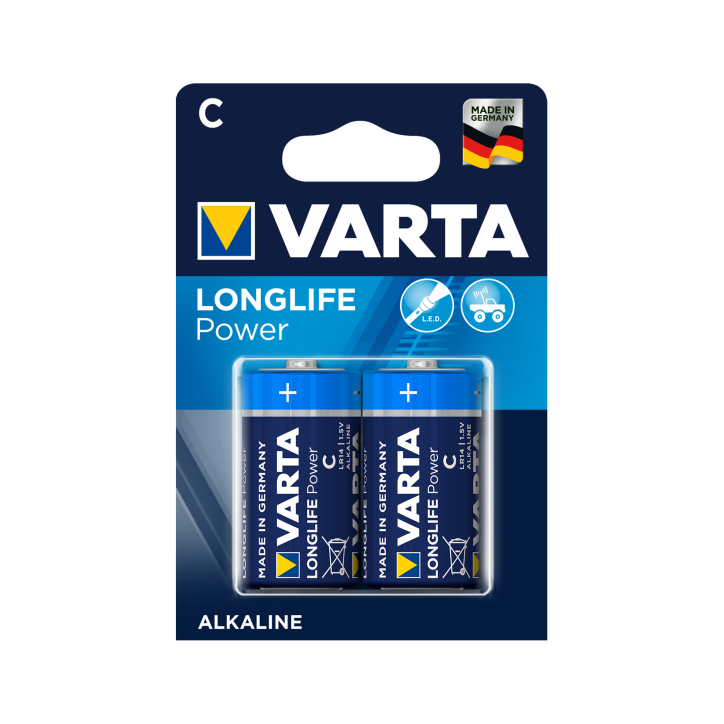 Bateria alkaliczna VARTA LR14 LONGLIFE 2szt./bl. Bateria alkaliczna VARTA LR14 LONGLIFE 2szt./bl.