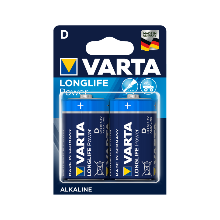 Bateria alkaliczna VARTA LR20 LONGLIFE 2szt./bl. Bateria alkaliczna VARTA LR20 LONGLIFE 2szt./bl.