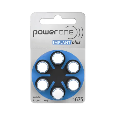 BATERIA DO AP. SŁUCH. IMPLANT PLUS POWER ONE VARTA 675 6szt./bl