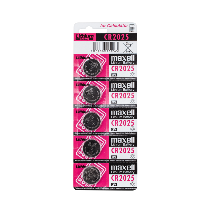 Bateria MAXELL CR2025 5szt./blist. Bateria MAXELL CR2025 5szt./blist.