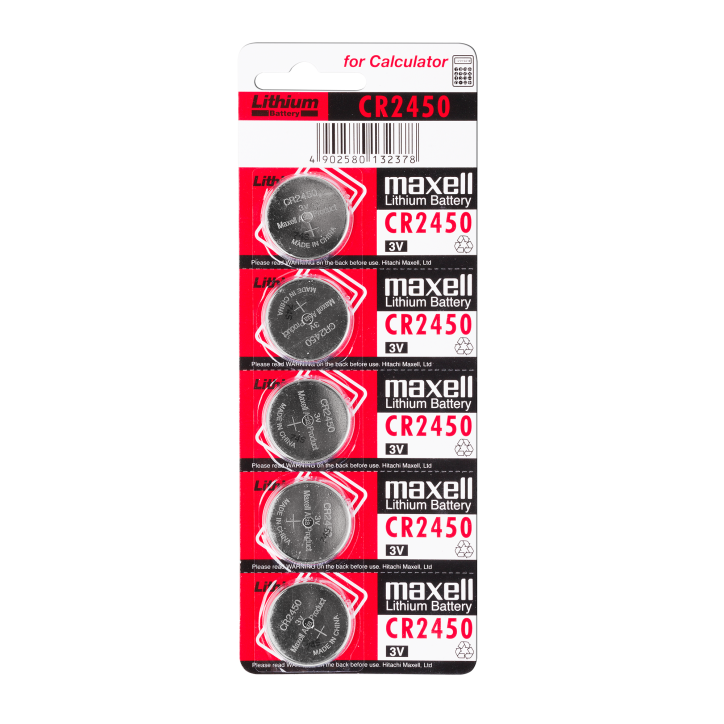 Bateria Maxell CR2450 5szt./bl Bateria Maxell CR2450 5szt./bl