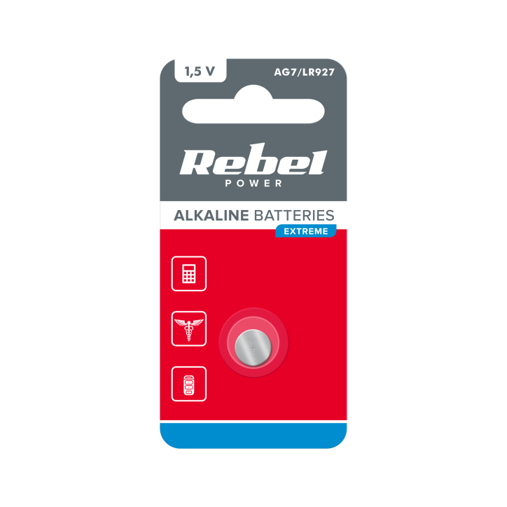 Bateria REBEL EXTREME AG7 1szt/blist. Bateria REBEL EXTREME AG7 1szt/blist.
