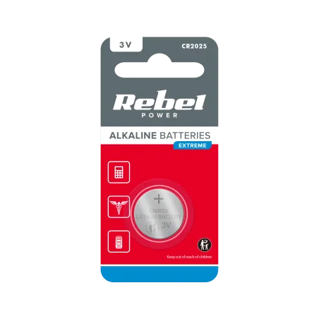 Bateria REBEL EXTREME CR2025 1szt/blist.