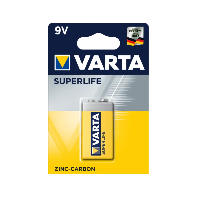 Bateria VARTA 9V SUPERLIFE 1szt./bl.