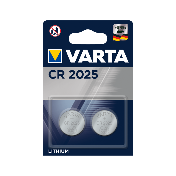 Bateria VARTA CR2025 2szt./bl. Bateria VARTA CR2025 2szt./bl.