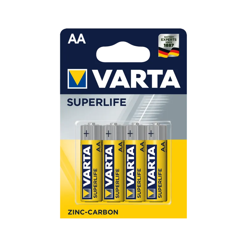 Bateria VARTA R06 SUPERLIFE 4szt./bl. Bateria VARTA R06 SUPERLIFE 4szt./bl.