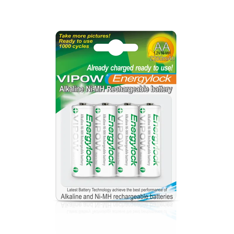 Baterie AA 2200mAh 4szt/bl. (low-discharge batteries) Baterie AA 2200mAh 4szt/bl. (low-discharge batteries)