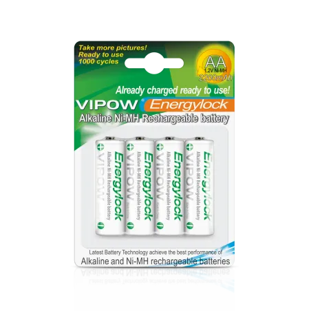 Baterie AA 2200mAh 4szt/bl. (low-discharge batteries)