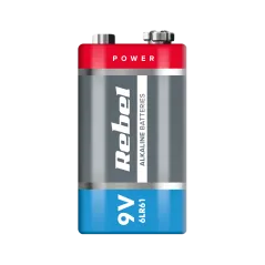 Baterie alkaliczne REBEL 9V 6LR61
