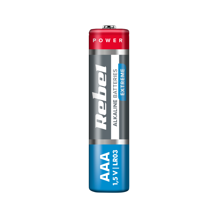 Baterie alkaliczne REBEL EXTREME LR03 2szt./bl. Baterie alkaliczne REBEL EXTREME LR03 2szt./bl.