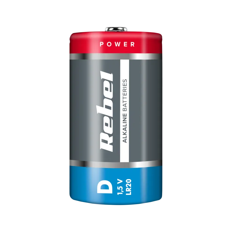 Baterie alkaliczne REBEL LR20 Baterie alkaliczne REBEL LR20
