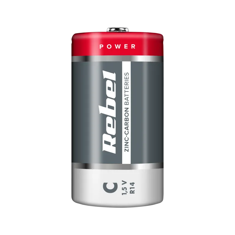 Baterie cynkowo węglowe REBEL R14 Baterie cynkowo węglowe REBEL R14