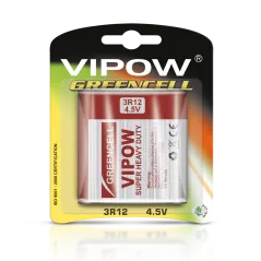 Baterie cynkowo węglowe VIPOW 3R12 1szt/bl.
