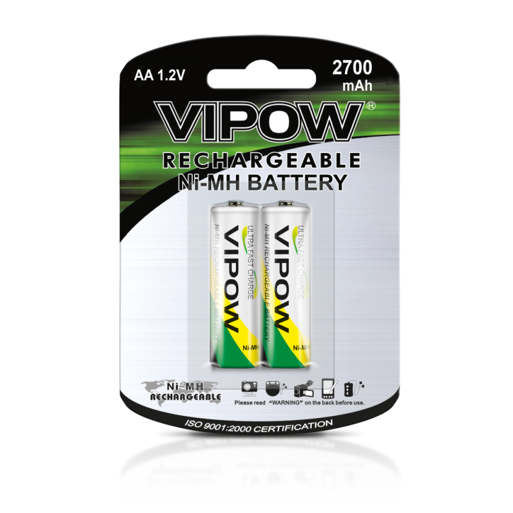 Baterie NI-MH AA 2700mAh 2szt/bl. Baterie NI-MH AA 2700mAh 2szt/bl.