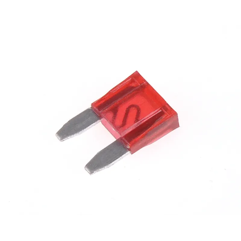 Bezpieczniki samochodowe MINI 10A płytkowe Bezpieczniki samochodowe MINI 10A płytkowe