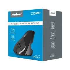 Bezprzewodowa mysz pionowa Rebel WM500