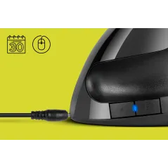 Bezprzewodowa mysz pionowa Rebel WM500