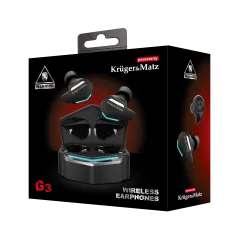Bezprzewodowe słuchawki dokanałowe TWS Kruger&Matz G3