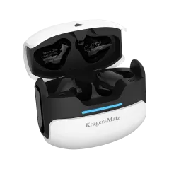 Bezprzewodowe słuchawki douszne Kruger&Matz M8 - kolor biały