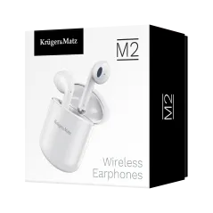 Bezprzewodowe słuchawki douszne TWS Kruger&Matz M2